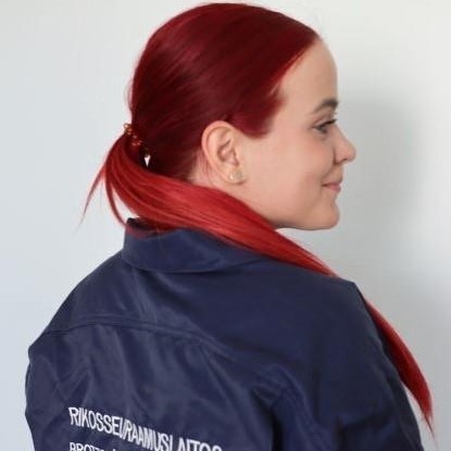 RSKK vartija opiskelija Janni kuva